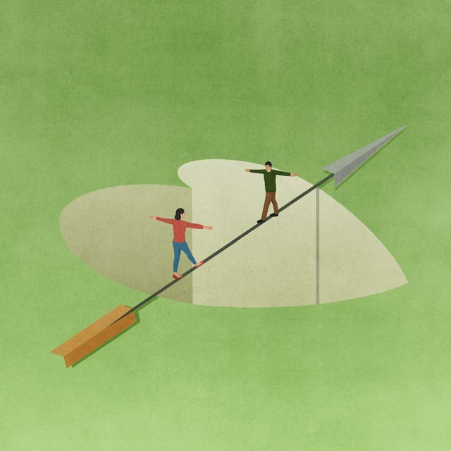 Tightrope Walkers on the Arrow