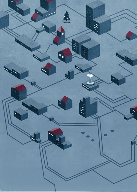Town as a Circuit Board