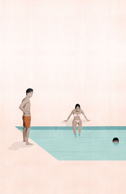 Bathers by the Pool