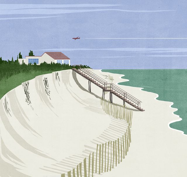 Seawall and the Beach House