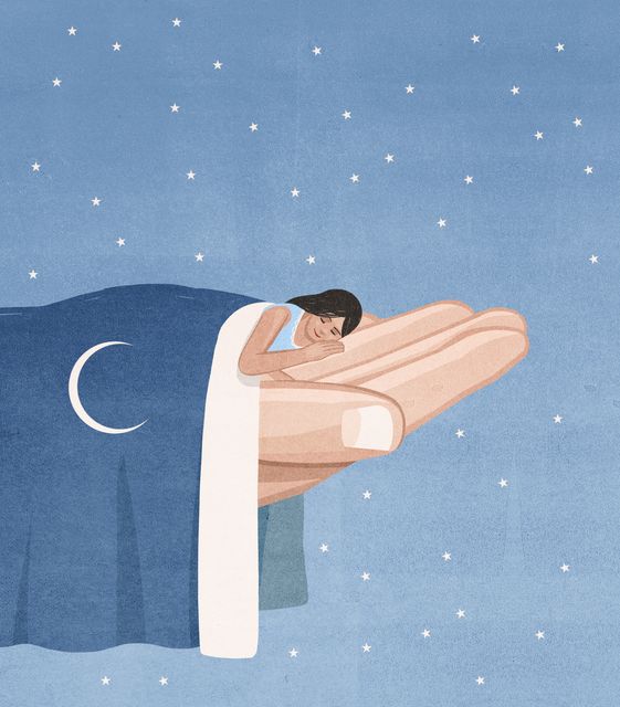 Sleeping in the Giant Hand