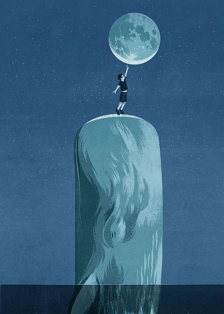 Reaching for the Moon on the Pillar