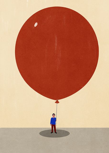 Boy and the Giant Red Balloon