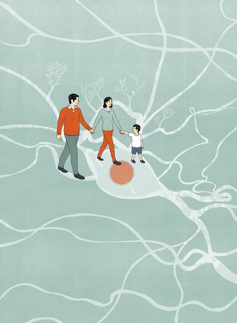 Family on the River Map