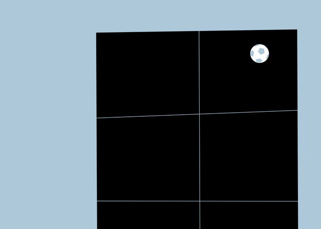 Black Window with the Moon